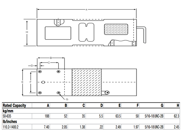 RL1260-200Kg尺寸圖