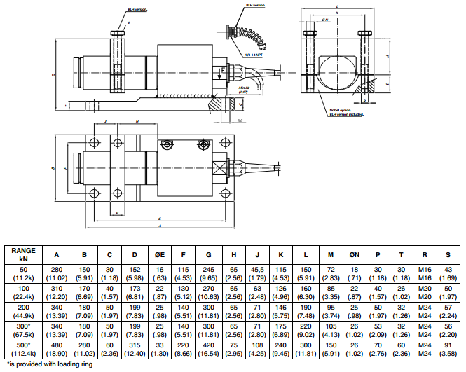 NOBEL KIS-1-300KN產(chǎn)品尺寸圖