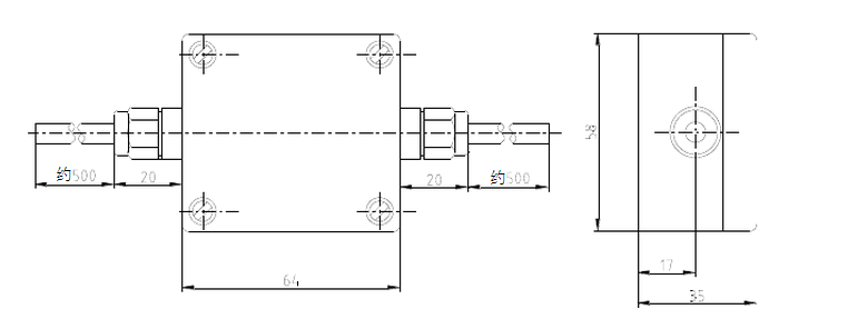 KM02H重量變送器外形與尺寸