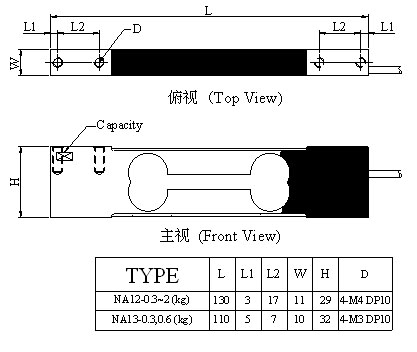 產(chǎn)品尺寸圖