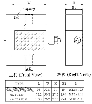 產(chǎn)品尺寸圖